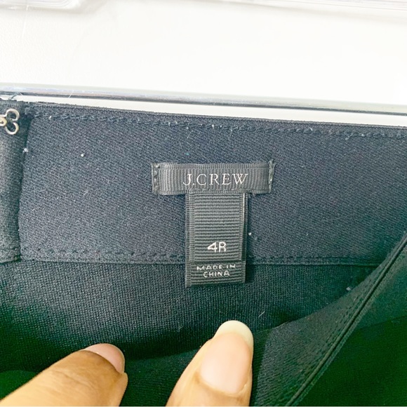 Black J.Crew Pixie Pants size 4R - Picture 3 of 4